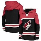 Arizona Coyotes Red Men's Customized All Stitched Hooded Sweatshirt,baseball caps,new era cap wholesale,wholesale hats